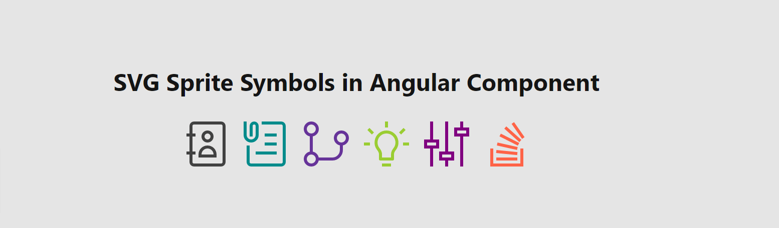 Componente icono para angular mediante SVG Sprites Symbols